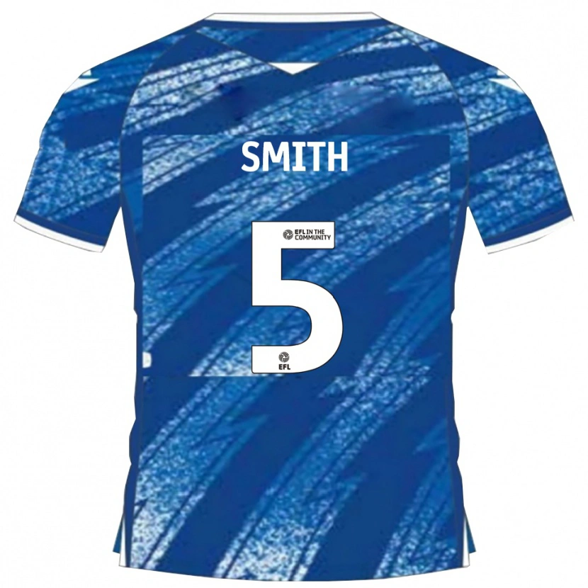 Danxen Homem Camisola Andy Smith #5 Azul Branco Principal 2025/26 Camisa Brasil