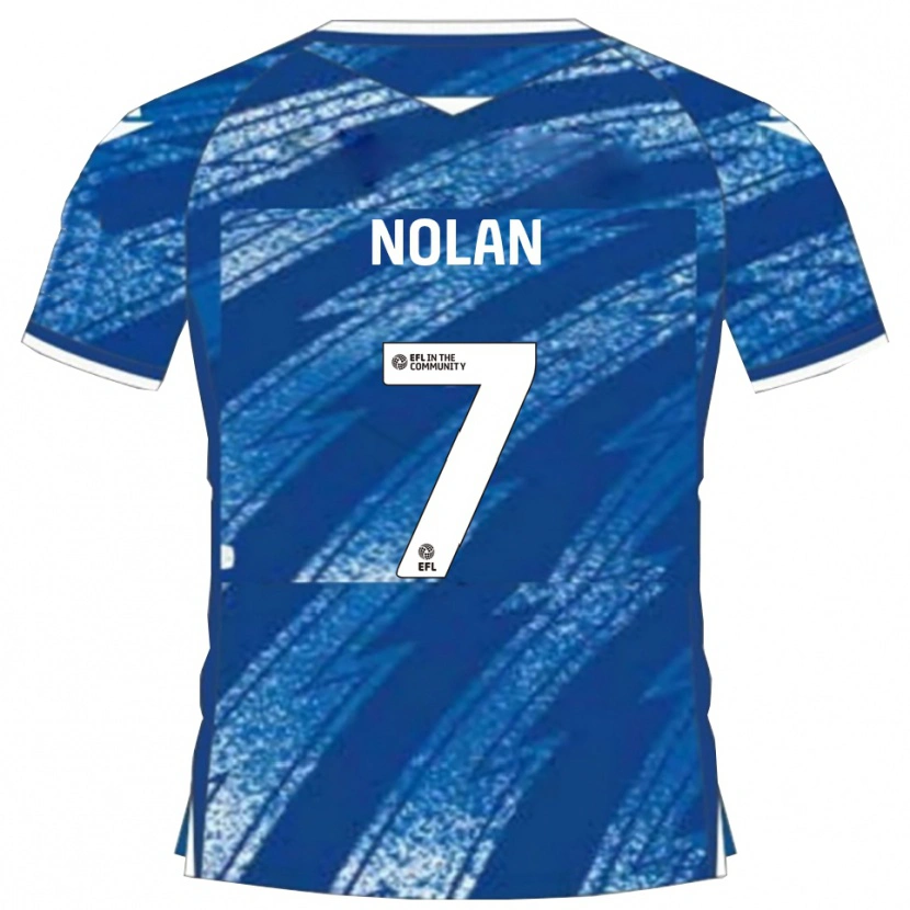 Danxen Homem Camisola Jack Nolan #7 Azul Branco Principal 2025/26 Camisa Brasil