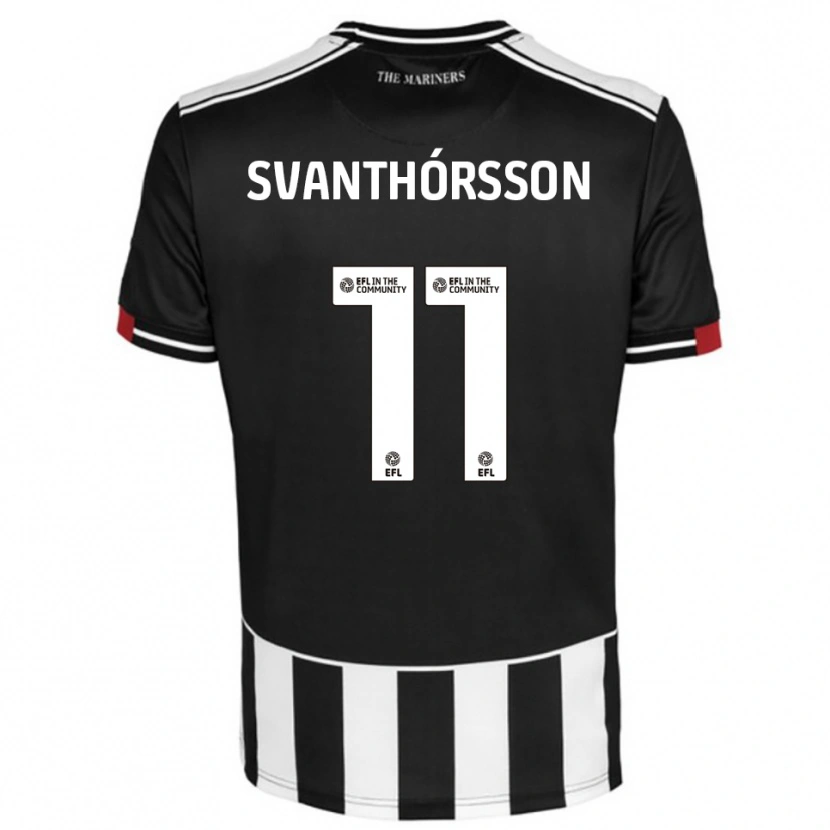 Danxen Homem Camisola Jason Dadi Svanthórsson #11 Preto Branco Vermelho Principal 2025/26 Camisa Brasil