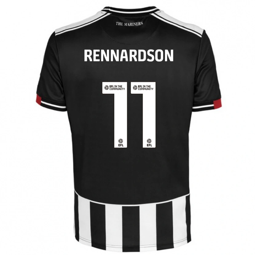 Danxen Homem Camisola Tom Rennardson #11 Preto Branco Vermelho Principal 2025/26 Camisa Brasil