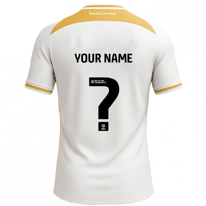 Danxen Homem Camisola Seu Nome #0 Branco Dourado Principal 2025/26 Camisa Brasil