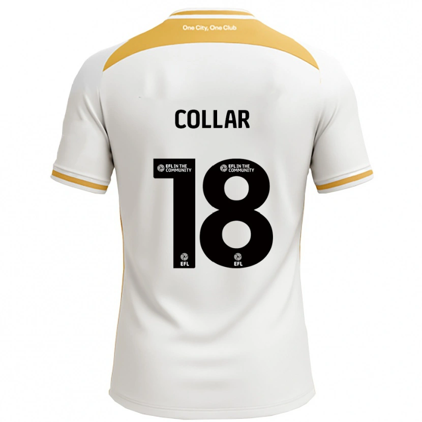 Danxen Homem Camisola Will Collar #18 Branco Dourado Principal 2025/26 Camisa Brasil