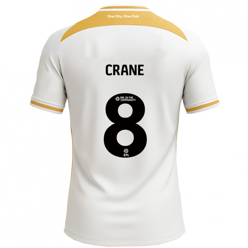 Danxen Homem Camisola Max Crane #8 Branco Dourado Principal 2025/26 Camisa Brasil