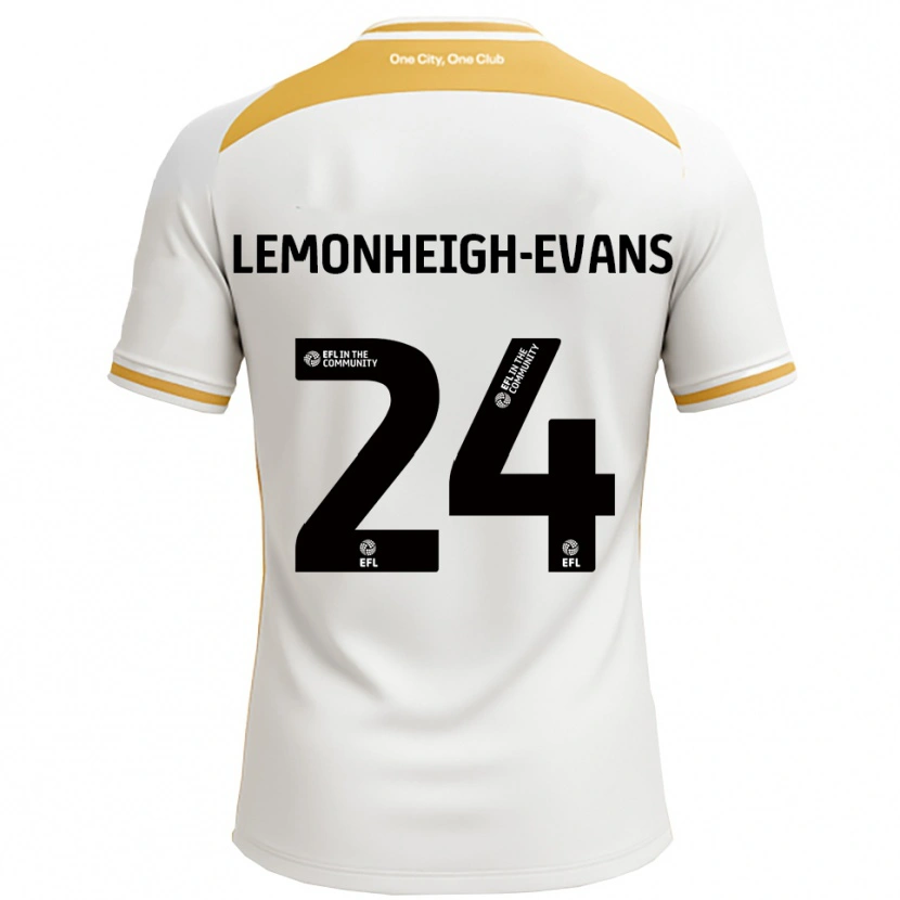Danxen Homem Camisola Connor Lemonheigh-Evans #24 Branco Dourado Principal 2025/26 Camisa Brasil
