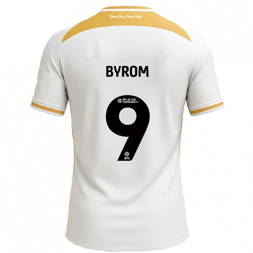 Danxen Homem Camisola Sophie Byrom #9 Branco Dourado Principal 2025/26 Camisa Brasil