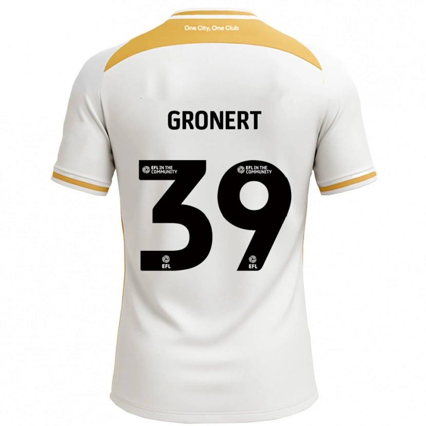 Danxen Homem Camisola Alex Gronert #39 Branco Dourado Principal 2025/26 Camisa Brasil
