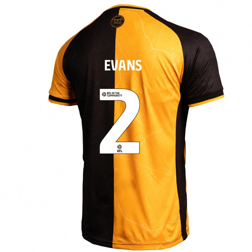 Danxen Homem Camisola Cameron Evans #2 Amarelo Preto Principal 2025/26 Camisa Brasil