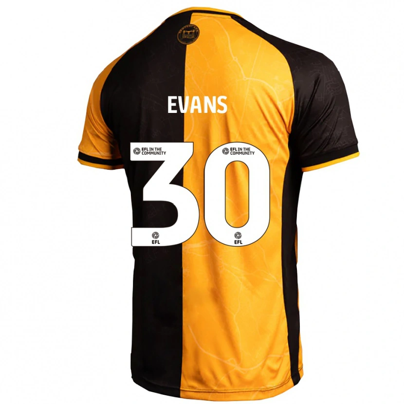 Danxen Homem Camisola Corey Evans #30 Amarelo Preto Principal 2025/26 Camisa Brasil