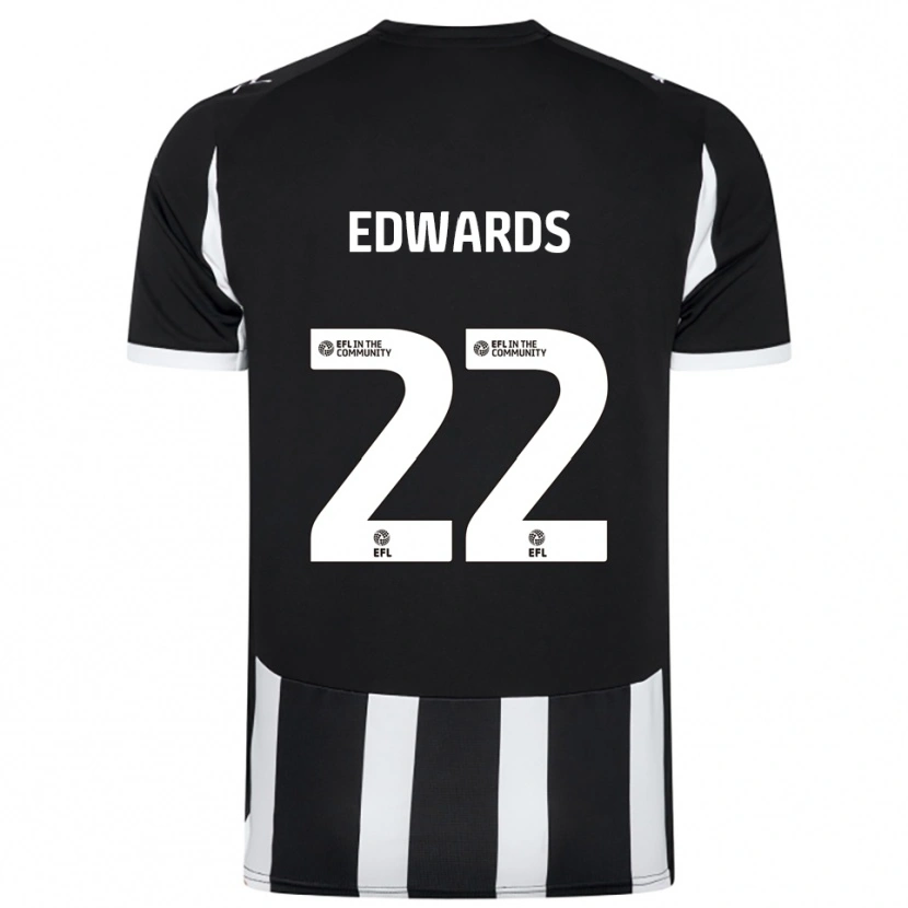 Danxen Homem Camisola Curtis Edwards #22 Preto Branco Principal 2025/26 Camisa Brasil