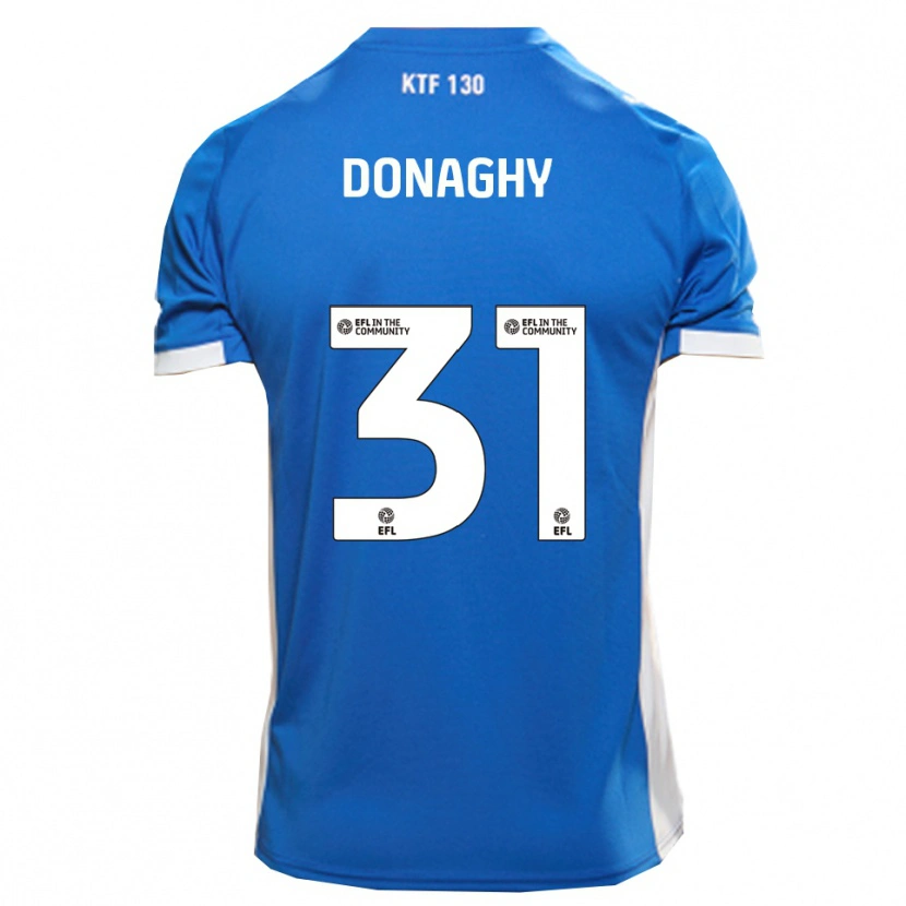 Danxen Homem Camisola Tom Donaghy #31 Azul Branco Principal 2025/26 Camisa Brasil