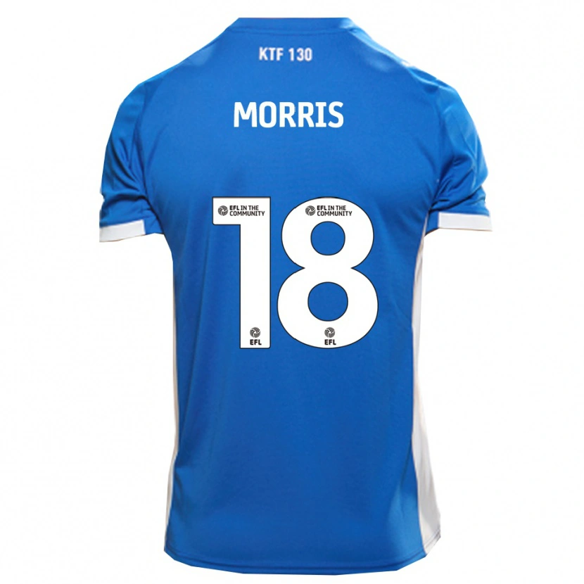 Danxen Homem Camisola Kieron Morris #18 Azul Branco Principal 2025/26 Camisa Brasil