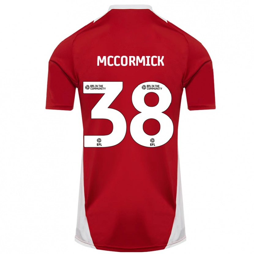 Danxen Homem Camisola Antony Mccormick #38 Vermelho Branco Dourado Principal 2025/26 Camisa Brasil