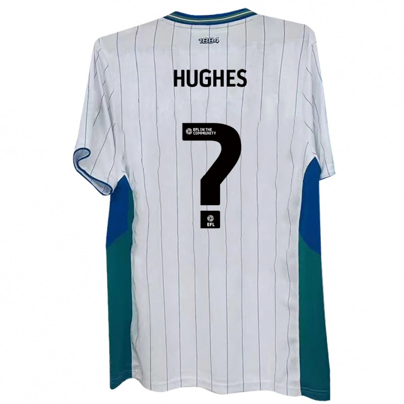 Danxen Homem Camisola Zoe Hughes #0 Branco Verde Azul Principal 2025/26 Camisa Brasil