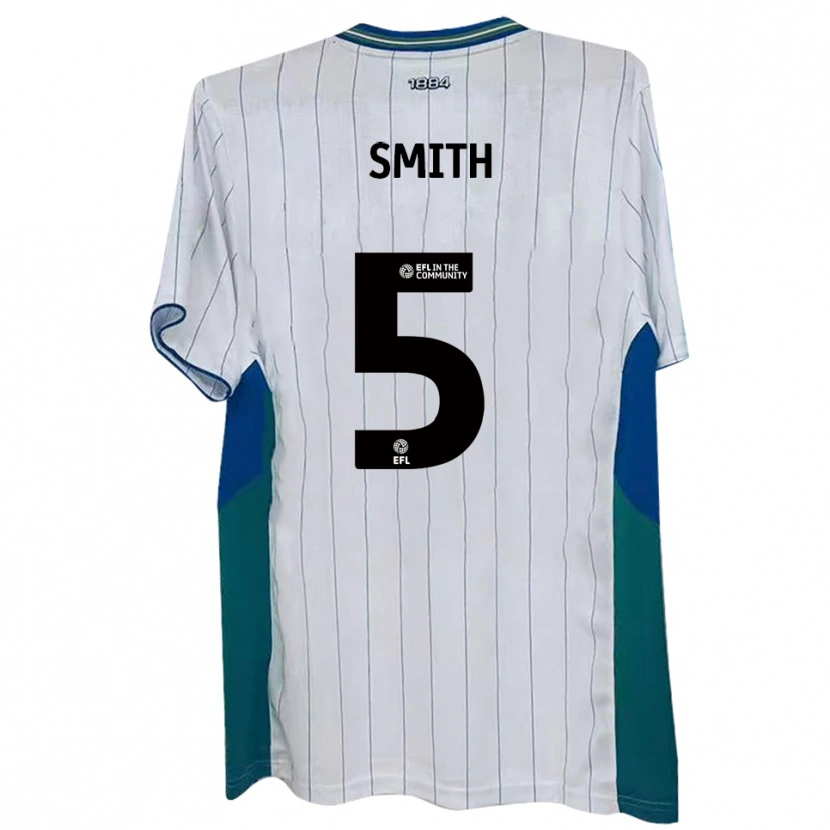 Danxen Homem Camisola Nathan Smith #5 Branco Verde Azul Principal 2025/26 Camisa Brasil