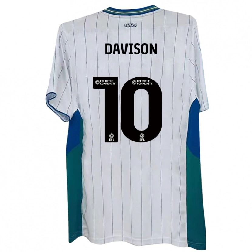 Danxen Homem Camisola Josh Davison #10 Branco Verde Azul Principal 2025/26 Camisa Brasil