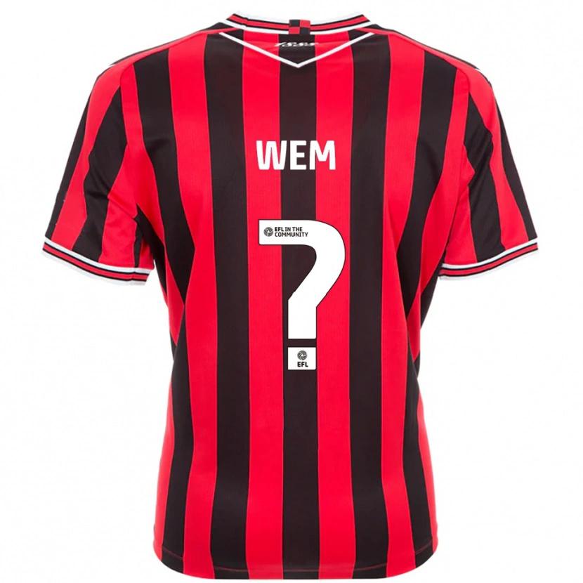 Danxen Homem Camisola Steph Wem #0 Vermelho Preto Principal 2025/26 Camisa Brasil