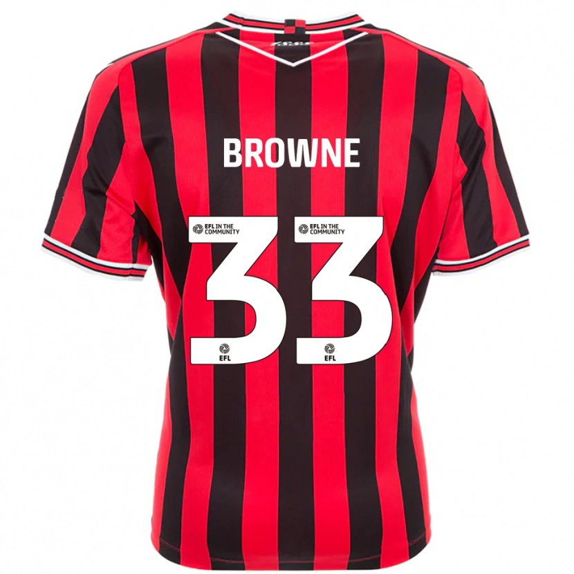 Danxen Homem Camisola Rico Browne #33 Vermelho Preto Principal 2025/26 Camisa Brasil