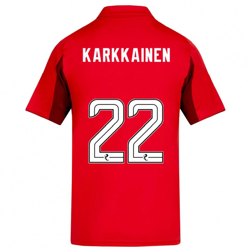 Danxen Homem Camisola Elena Kärkkäinen #22 Vermelho Vinho Principal 2025/26 Camisa Brasil