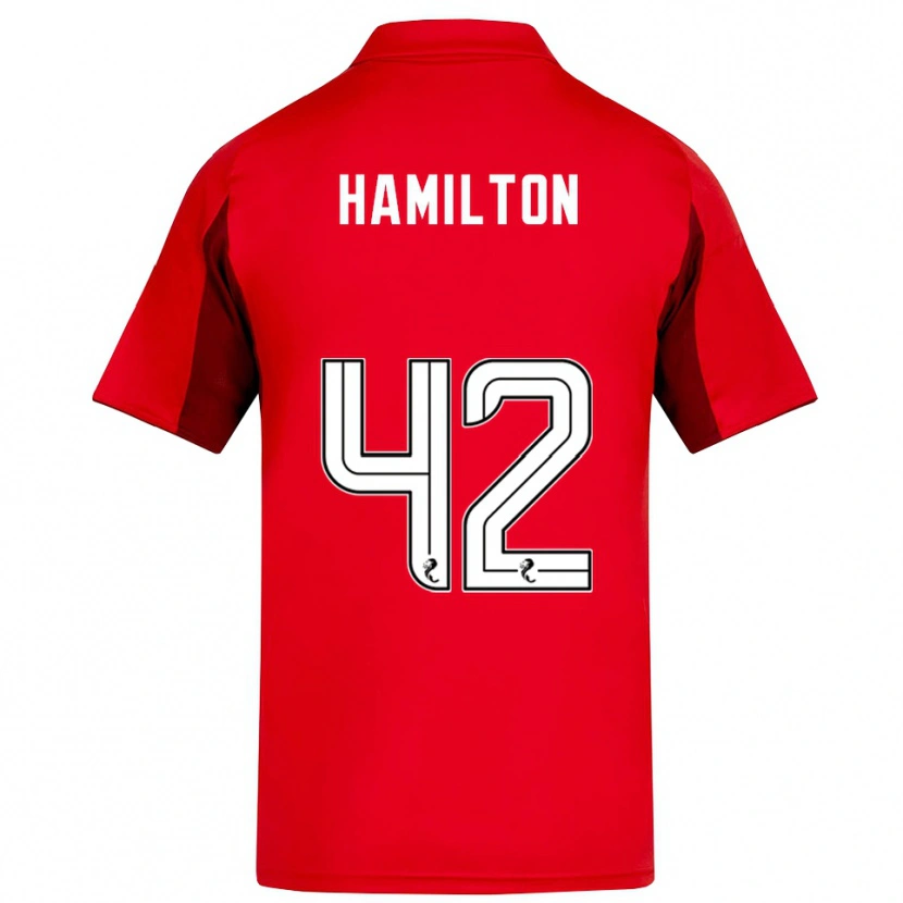 Danxen Homem Camisola Brendan Hamilton #42 Vermelho Vinho Principal 2025/26 Camisa Brasil