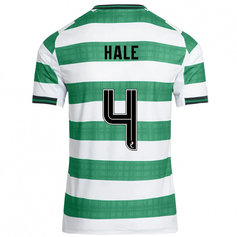 Danxen Homem Camisola Finlay Hale #4 Verde Branco Principal 2025/26 Camisa Brasil