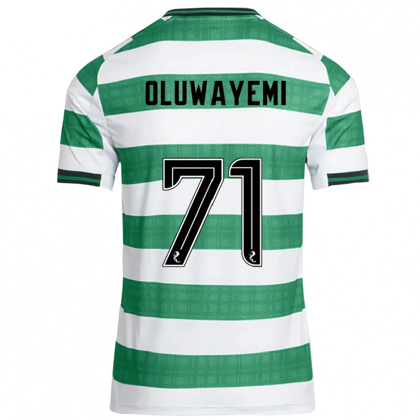 Danxen Homem Camisola Tobi Oluwayemi #71 Verde Branco Principal 2025/26 Camisa Brasil
