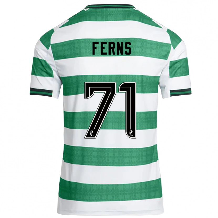 Danxen Homem Camisola Abbie Ferns #71 Verde Branco Principal 2025/26 Camisa Brasil