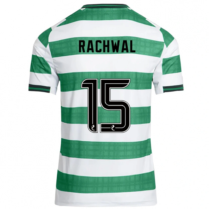 Danxen Homem Camisola Robert Rachwal #15 Verde Branco Principal 2025/26 Camisa Brasil