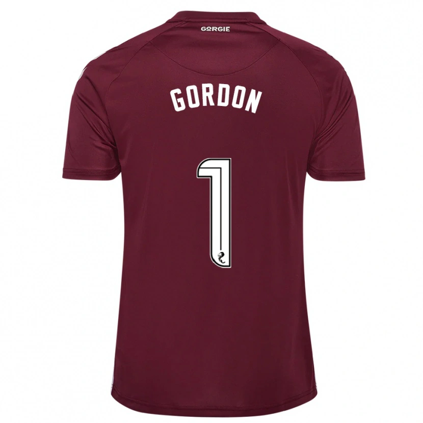Danxen Homem Camisola Craig Gordon #1 Vinho Branco Principal 2025/26 Camisa Brasil