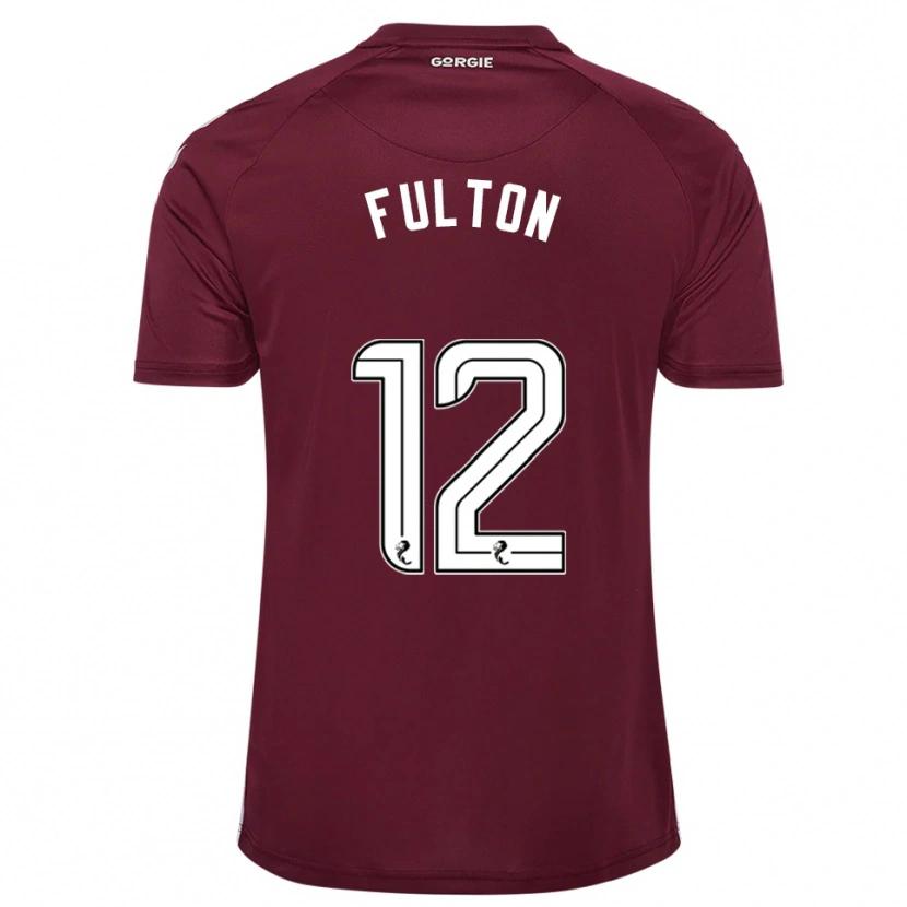 Danxen Homem Camisola Ryan Fulton #12 Vinho Branco Principal 2025/26 Camisa Brasil