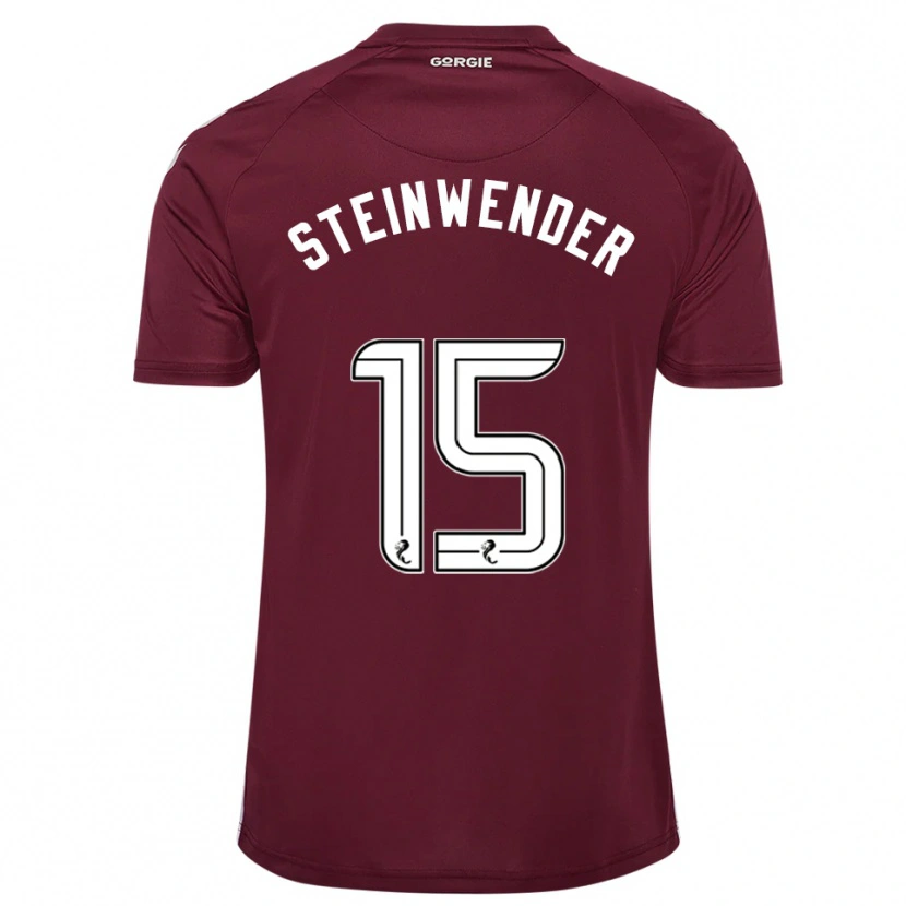 Danxen Homem Camisola Michael Steinwender #15 Vinho Branco Principal 2025/26 Camisa Brasil