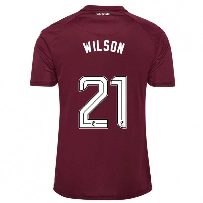 Danxen Homem Camisola James Wilson #21 Vinho Branco Principal 2025/26 Camisa Brasil