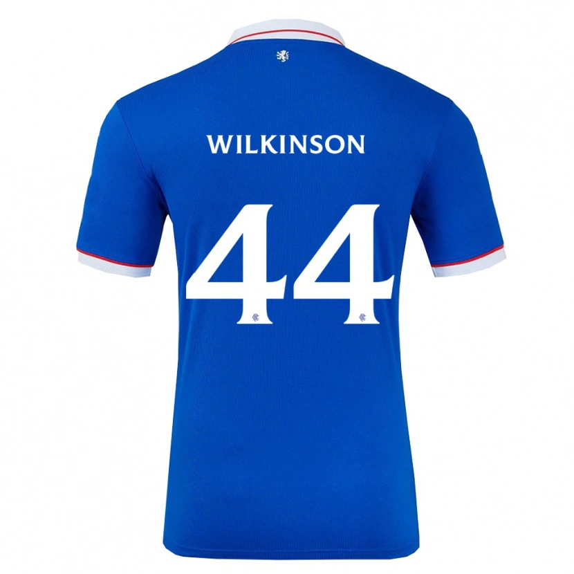 Danxen Homem Camisola Katie Wilkinson #44 Azul Branco Principal 2025/26 Camisa Brasil