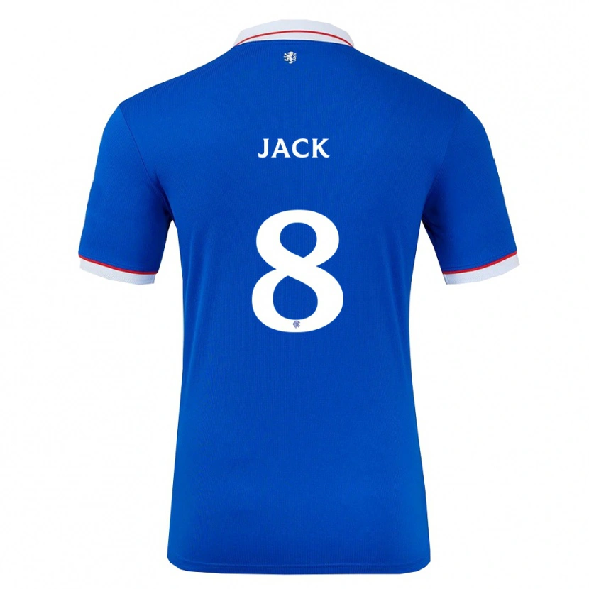 Danxen Homem Camisola Ryan Jack #8 Azul Branco Principal 2025/26 Camisa Brasil