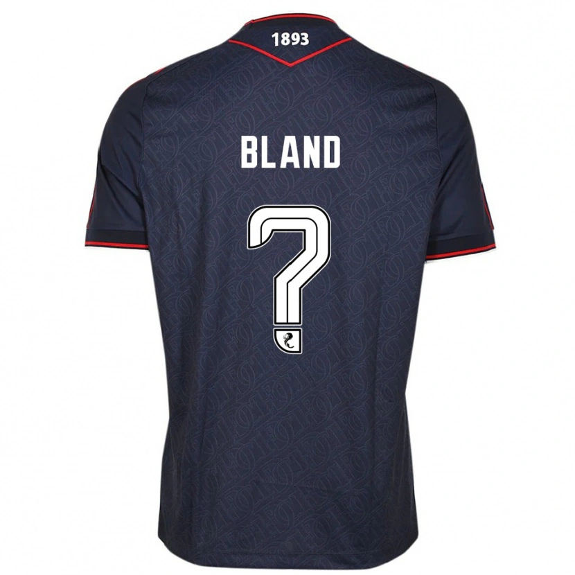 Danxen Homem Camisola Ryan Bland #0 Azul Marinho Branco Principal 2025/26 Camisa Brasil