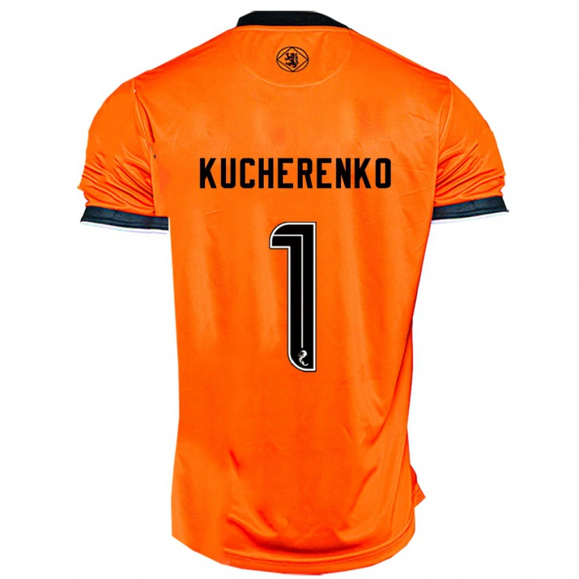Danxen Homem Camisola Yevgeniy Kucherenko #1 Laranja Preto Principal 2025/26 Camisa Brasil