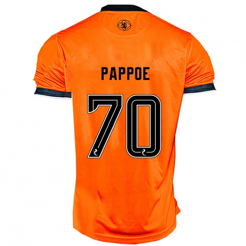 Danxen Homem Camisola Isaac Pappoe #70 Laranja Preto Principal 2025/26 Camisa Brasil