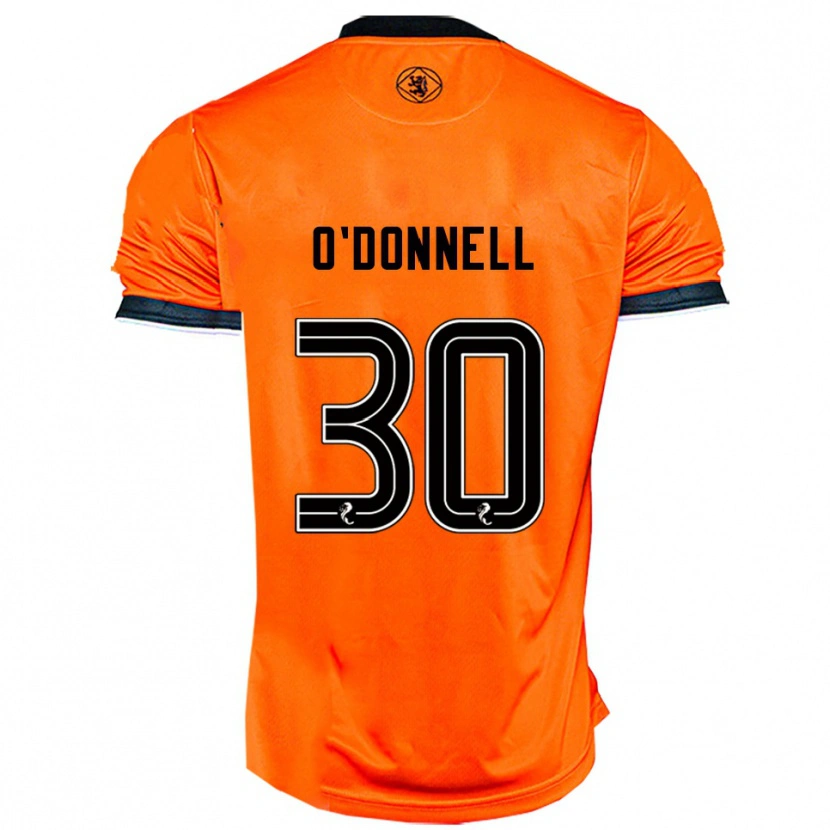 Danxen Homem Camisola Lewis O'donnell #30 Laranja Preto Principal 2025/26 Camisa Brasil