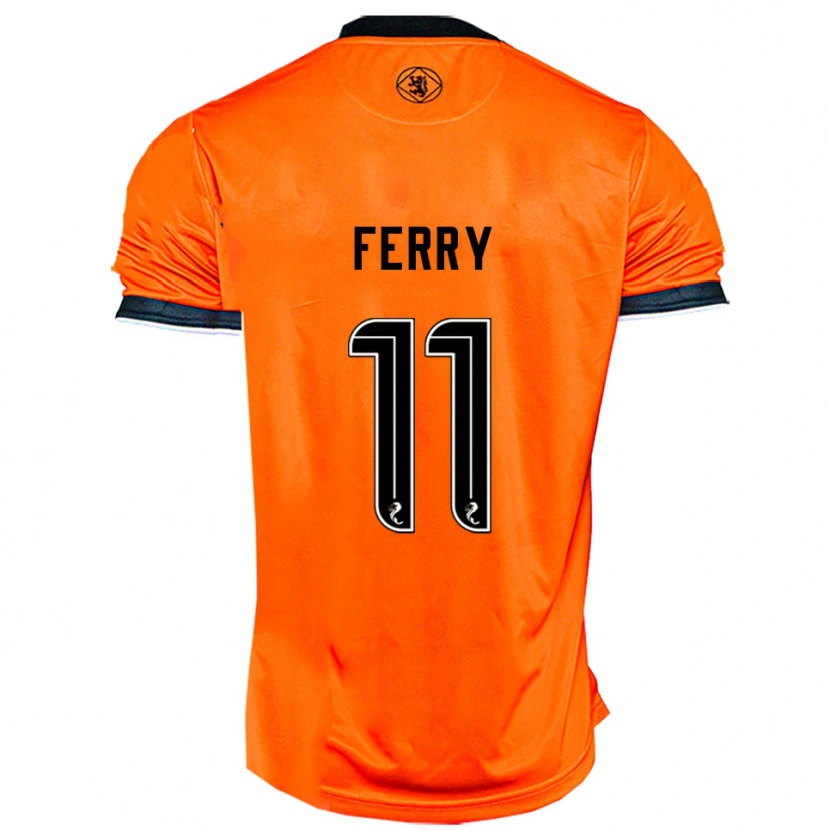 Danxen Homem Camisola Will Ferry #11 Laranja Preto Principal 2025/26 Camisa Brasil