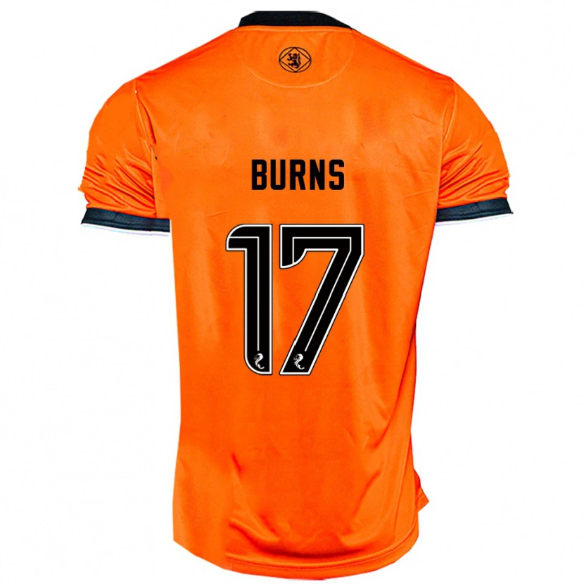 Danxen Homem Camisola Megan Burns #17 Laranja Preto Principal 2025/26 Camisa Brasil