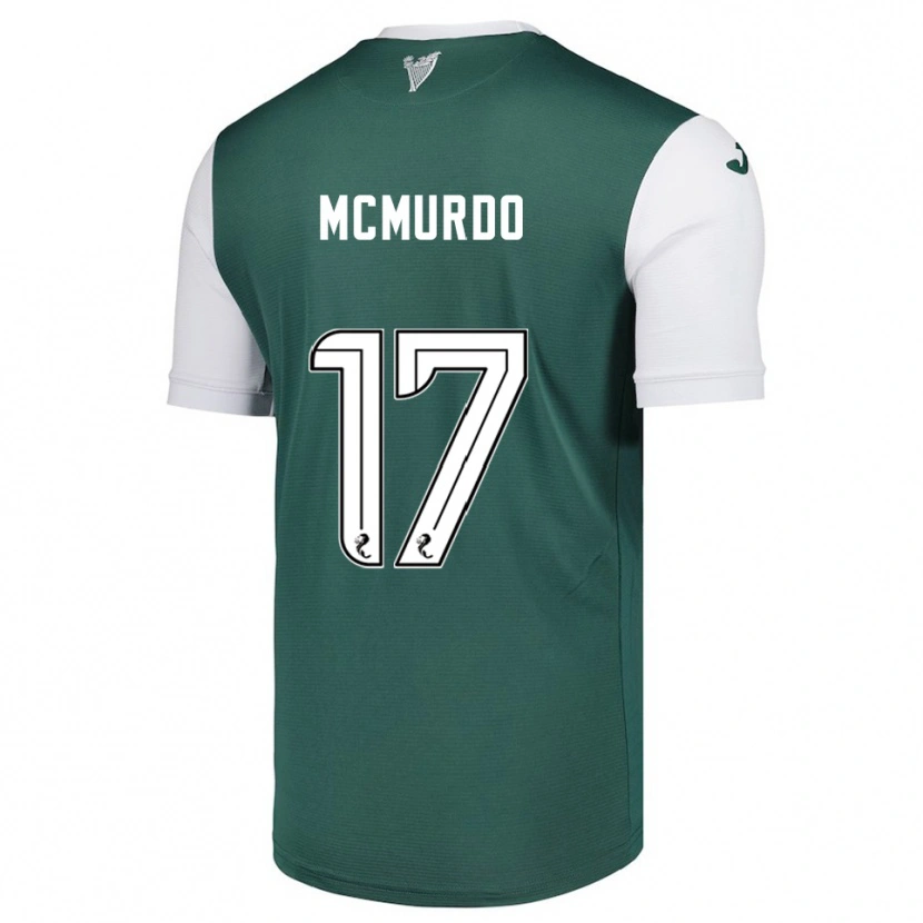 Danxen Homem Camisola Jamie Mcmurdo #17 Verde Branco Principal 2025/26 Camisa Brasil