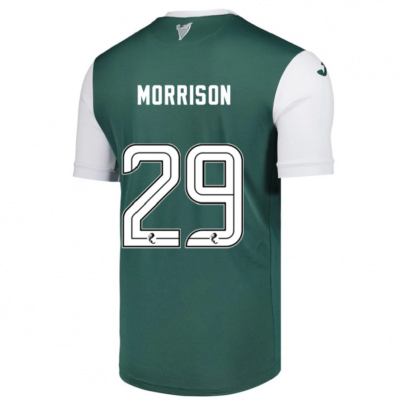 Danxen Homem Camisola Kirsty Morrison #29 Verde Branco Principal 2025/26 Camisa Brasil