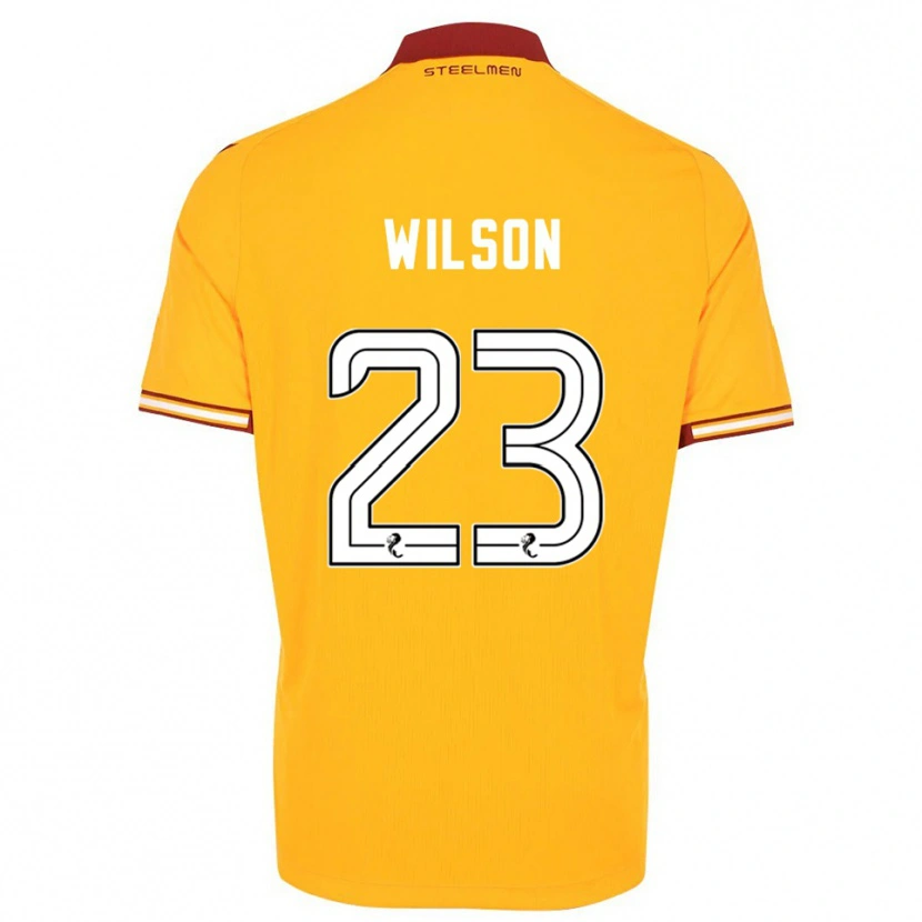 Danxen Homem Camisola Ewan Wilson #23 Amarelo Vinho Principal 2025/26 Camisa Brasil
