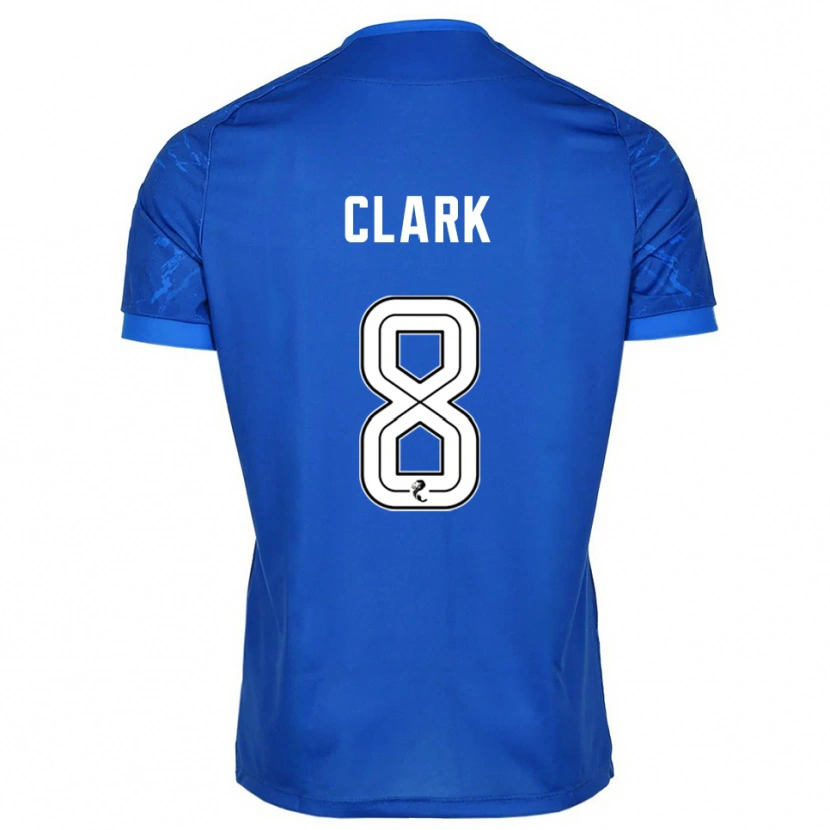 Danxen Homem Camisola Hannah Clark #8 Azul Branco Principal 2025/26 Camisa Brasil
