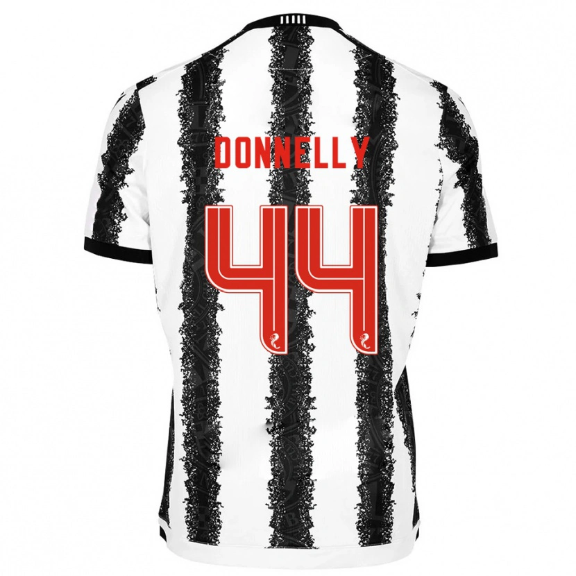 Danxen Homem Camisola Liam Donnelly #44 Branco Preto Principal 2025/26 Camisa Brasil