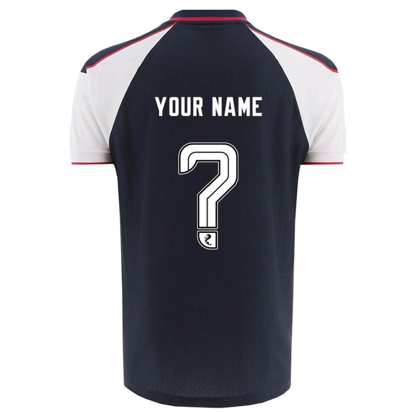 Danxen Homem Camisola Seu Nome #0 Azul Marinho Branco Principal 2025/26 Camisa Brasil