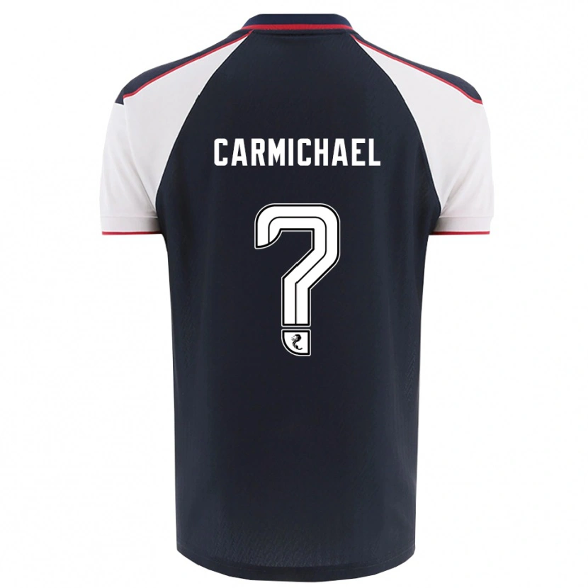 Danxen Homem Camisola Liam Carmichael #0 Azul Marinho Branco Principal 2025/26 Camisa Brasil