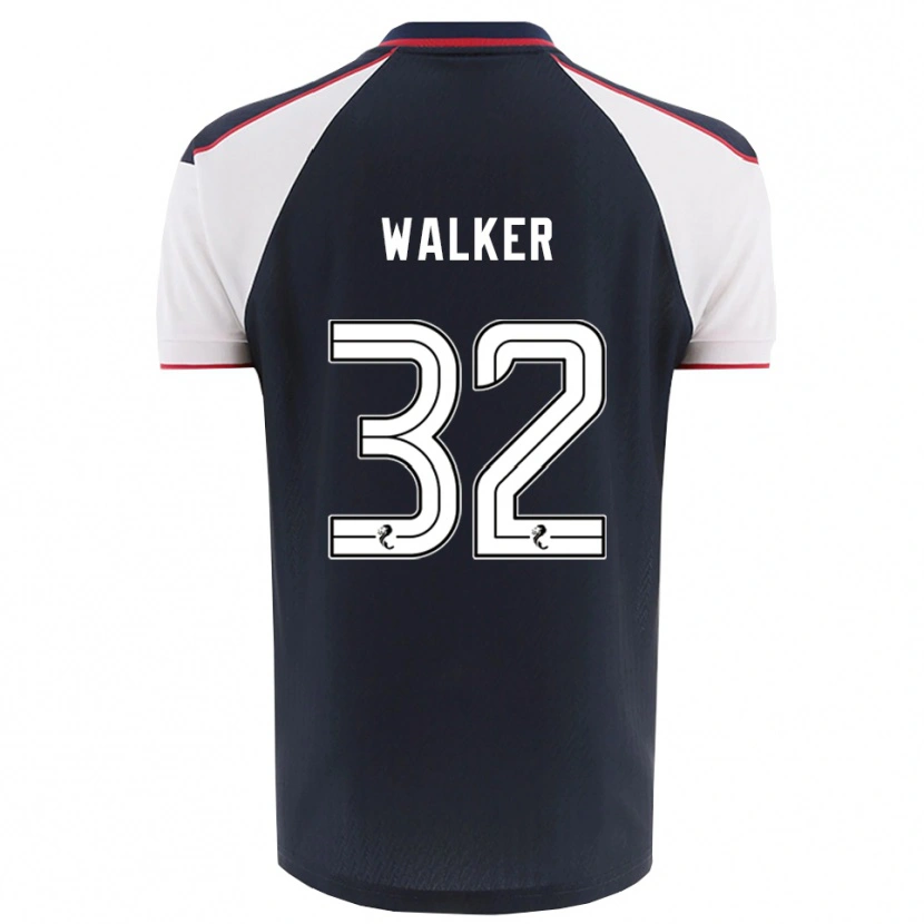 Danxen Homem Camisola Rhys Walker #32 Azul Marinho Branco Principal 2025/26 Camisa Brasil