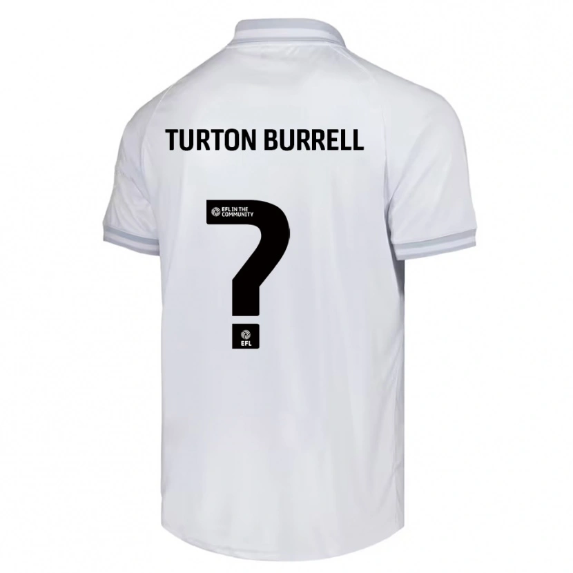 Danxen Homem Camisola Melissa Turton-Burrell #0 Branco Cinza Preto Alternativa 2025/26 Camisa Brasil
