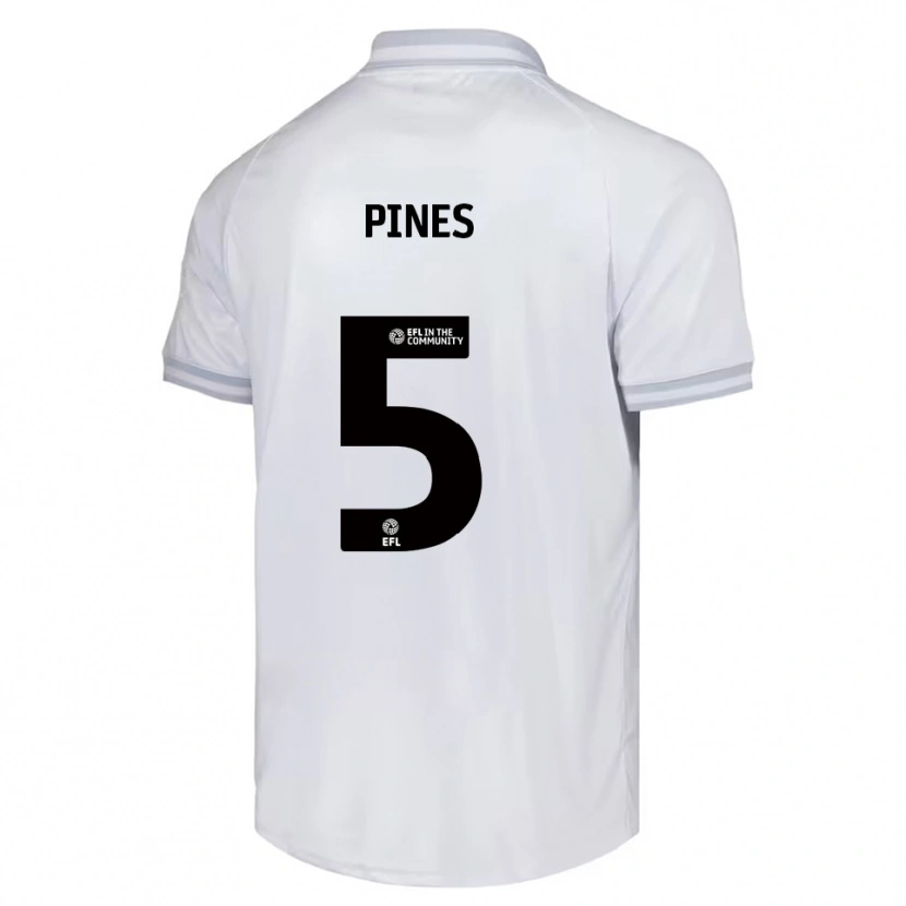 Danxen Homem Camisola Donovan Pines #5 Branco Cinza Preto Alternativa 2025/26 Camisa Brasil