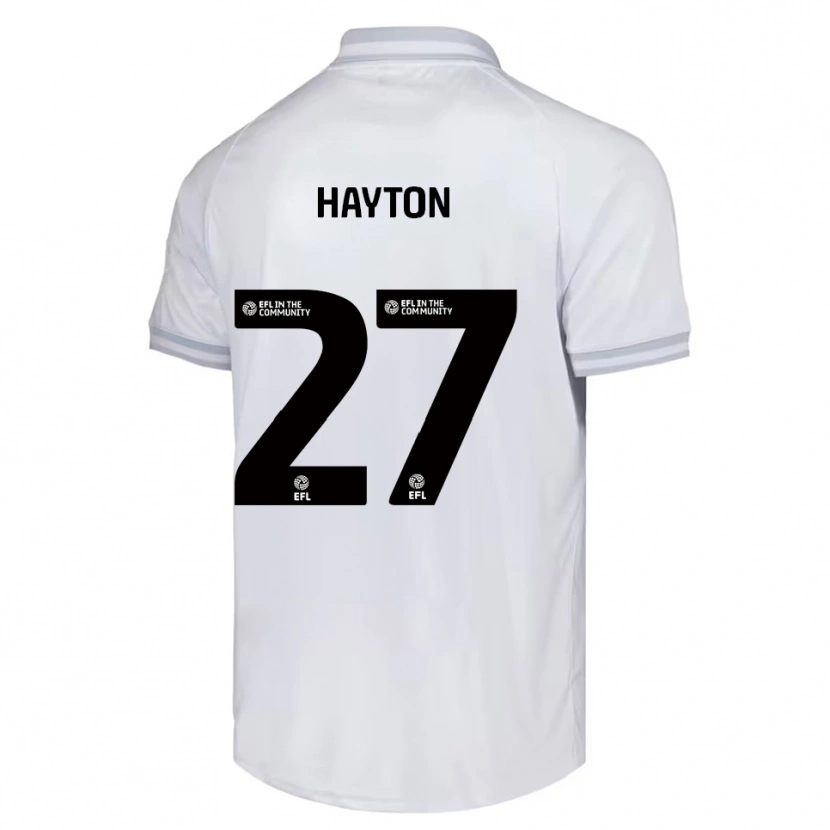 Danxen Homem Camisola Adam Hayton #27 Branco Cinza Preto Alternativa 2025/26 Camisa Brasil